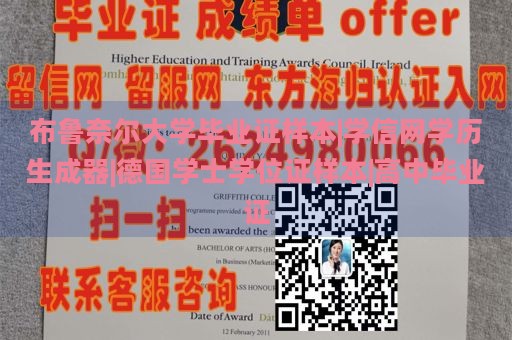 布鲁奈尔大学毕业证样本|学信网学历生成器|德国学士学位证样本|高中毕业证